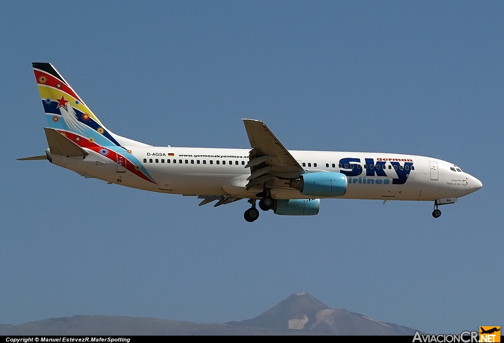 D-AGSA - 	Boeing	737-883 - German Sky Airlines