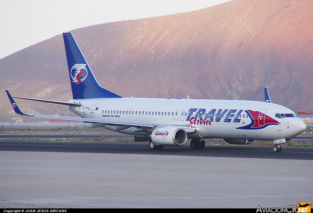 OK-TVL - Boeing 737-8FN - Travel Service