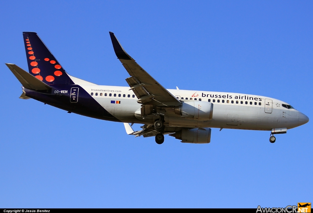 OO-VEH - Boeing 737-36N - Brussels airlines