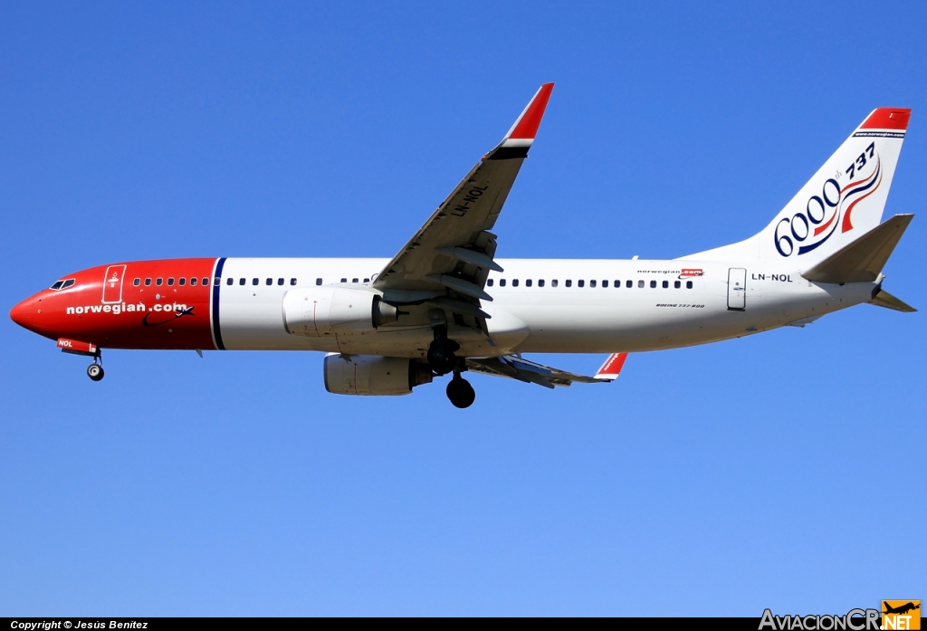 LN-NOL - Boeing 737-8Q8 - Norwegian Air Shuttle