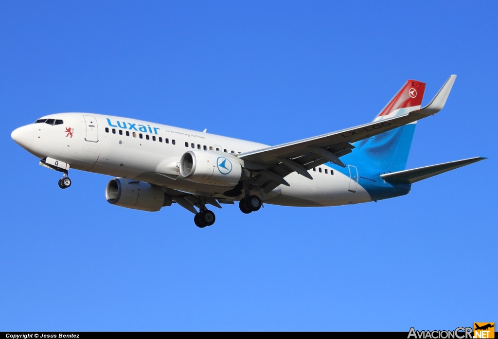 LX-LGQ - Boeing 737-7C9 - Luxair - Luxembourg Airlines
