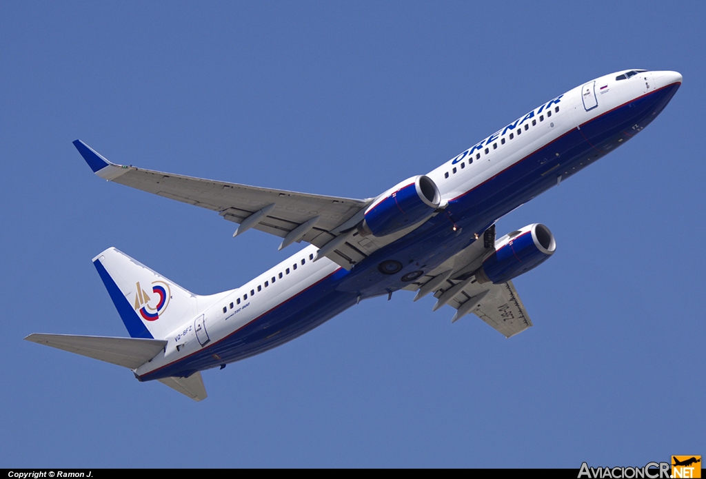 VQ-BFZ - Boeing 737-86N - Orenair