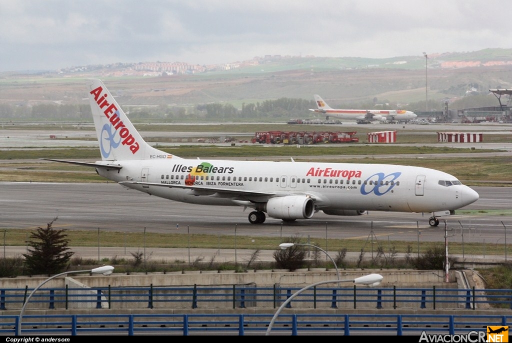 EC-HGO - Boeing 737-85P - Air Europa