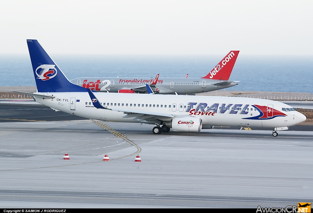 OK-TVL - Boeing 737-8FN - Travel Service