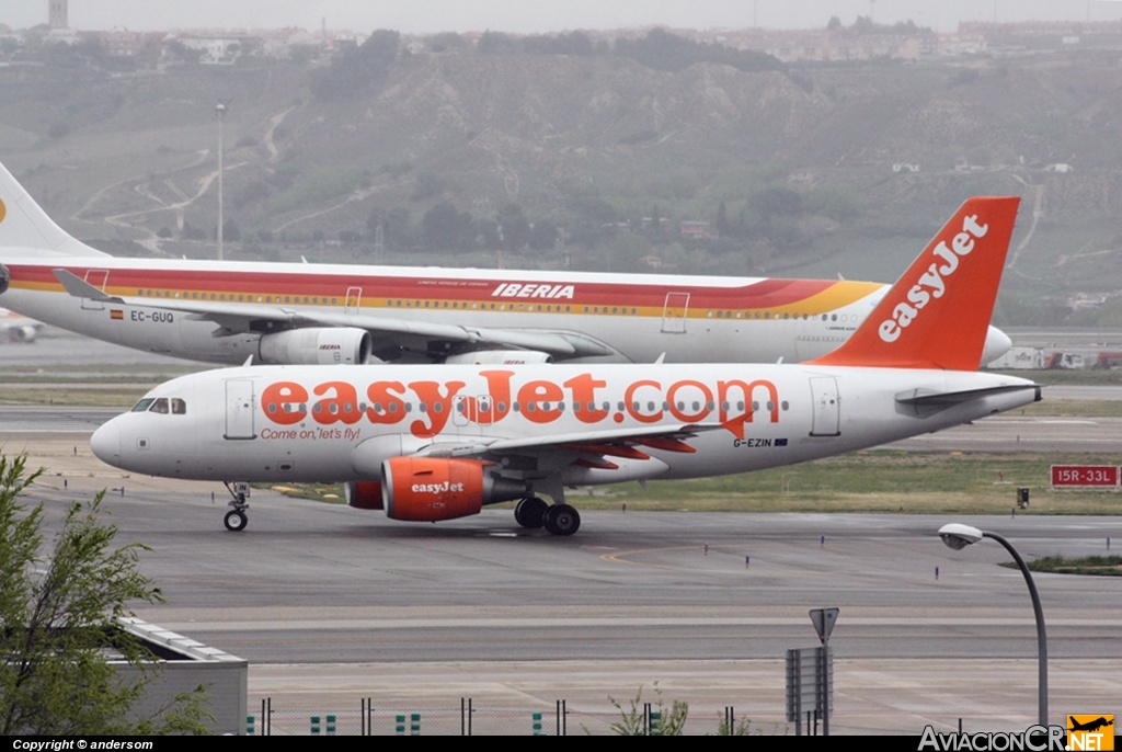 G-EZIN - Airbus A321-231 - EasyJet Airline