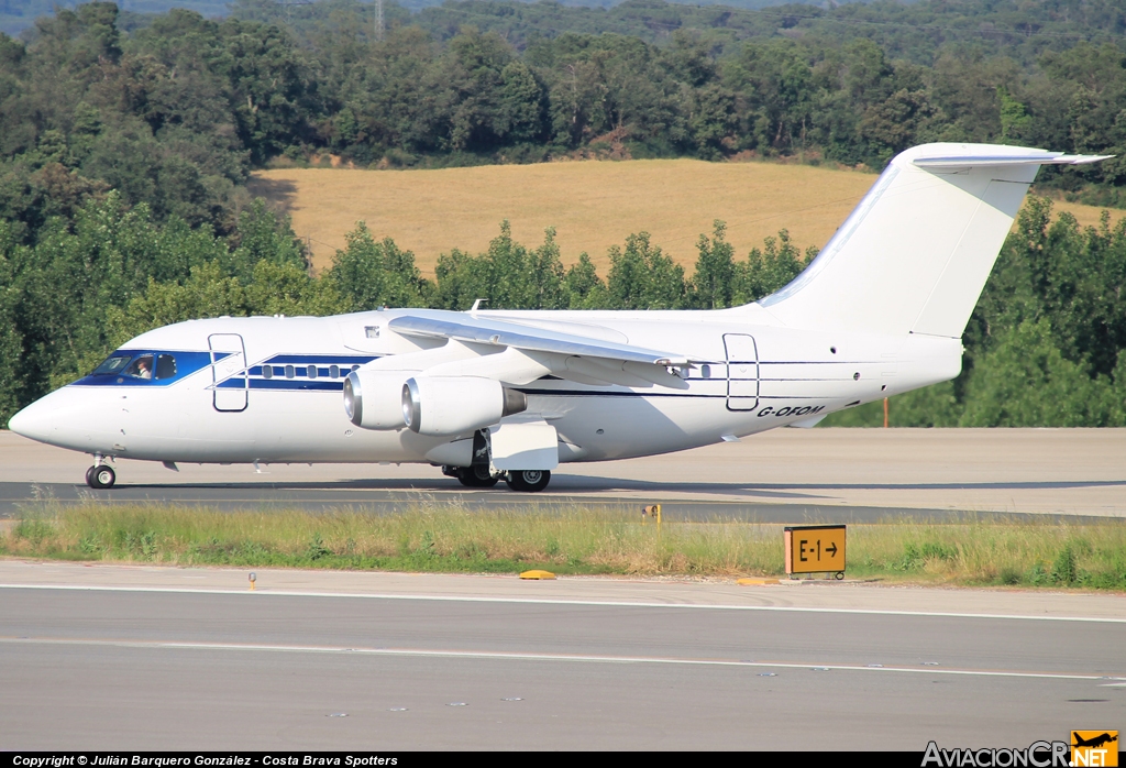 G-OFOM - British Aerospace BAe-146-100 - Formula 1 Flight Operations