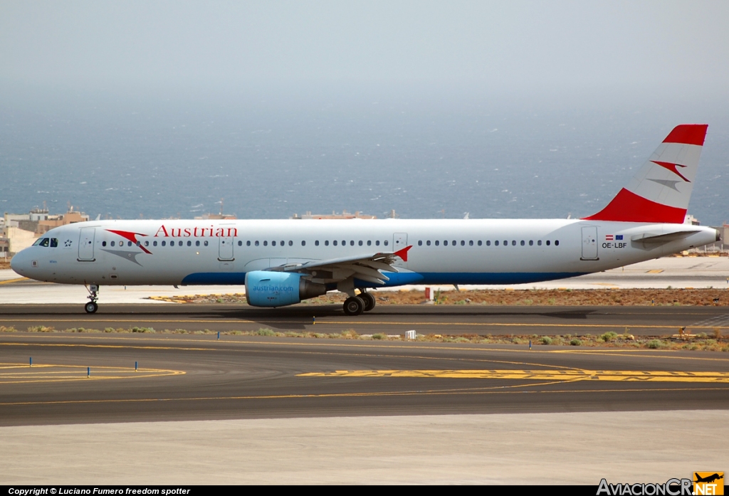 OE-LNB - Airbus A321-211 - Austrian Airlines
