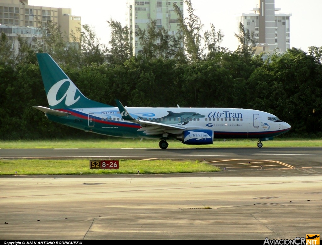 N354AT - Boeing 737-7BD - Air Tran