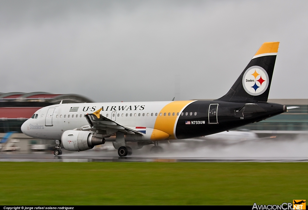 N733UW - Airbus A319-112 - US Airways