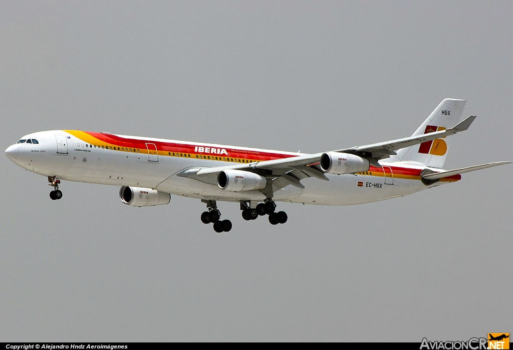 EC-HGX - Airbus A340-313X - Iberia