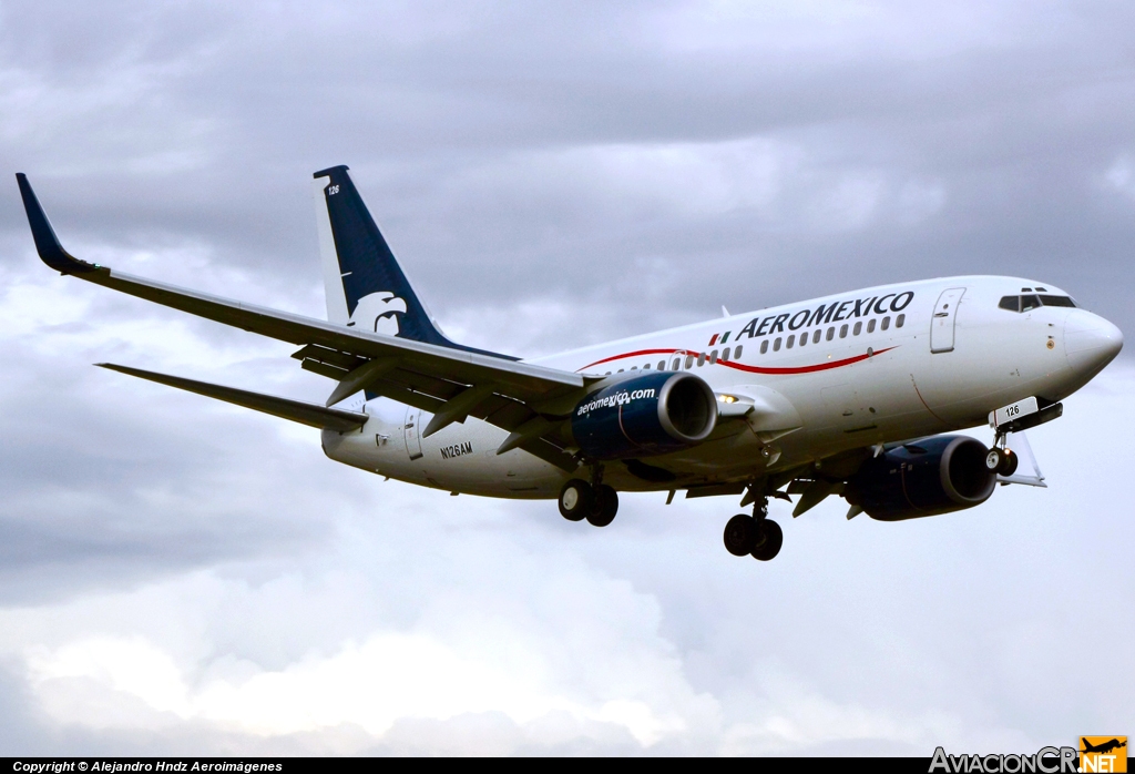 N126AM - Boeing 737-7BK - Aeromexico