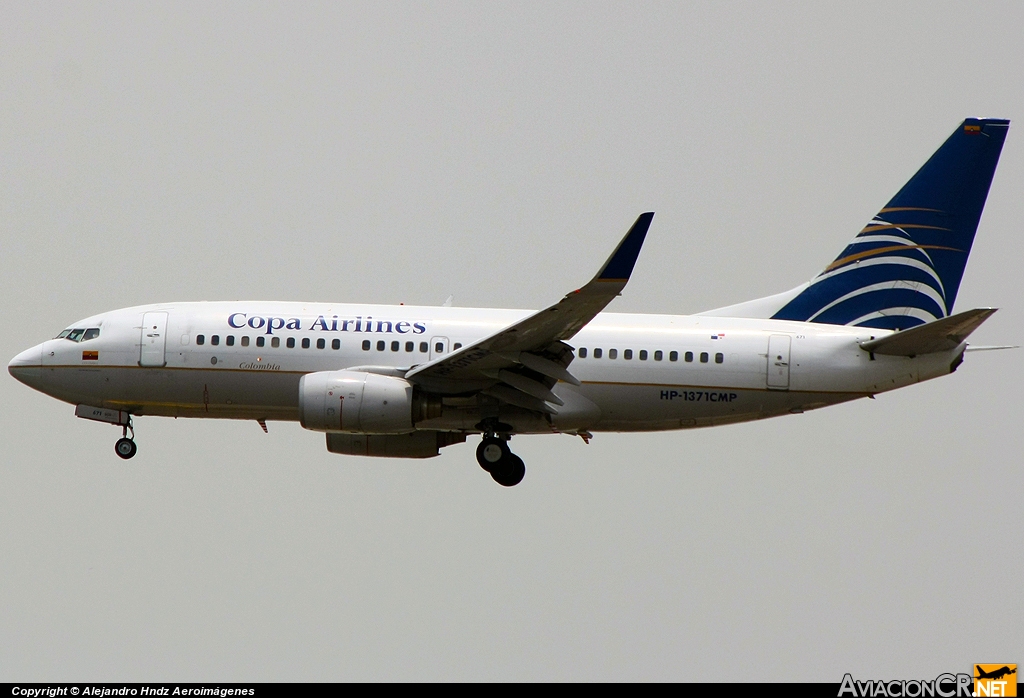 HP-1371CMP - Boeing 737-7V3 - Copa Airlines