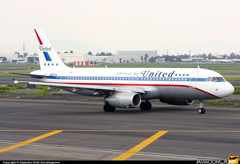 N475UA - Airbus A320-232 - United Airlines