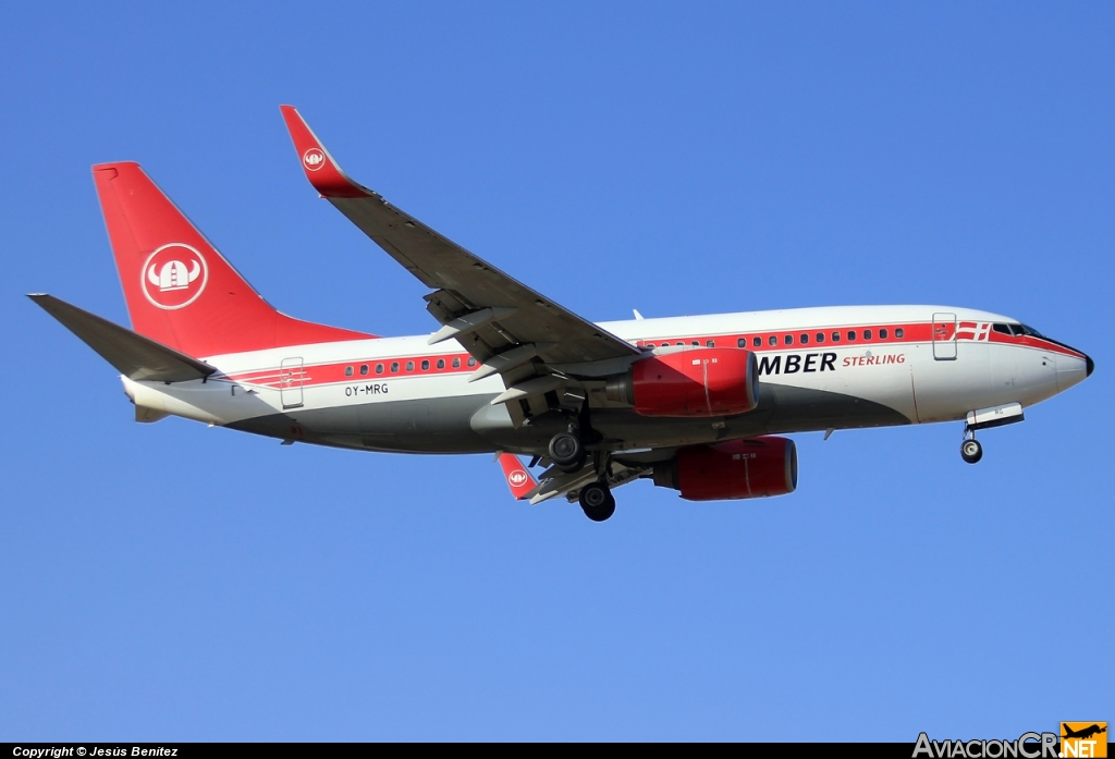 OY-MRG - Boeing 737-7L9 - Cimber Sterling Airlines