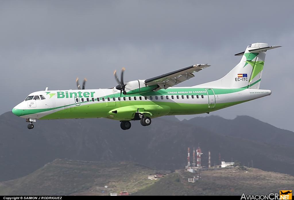 EC-IYC - ATR 72-212A - Binter Canarias