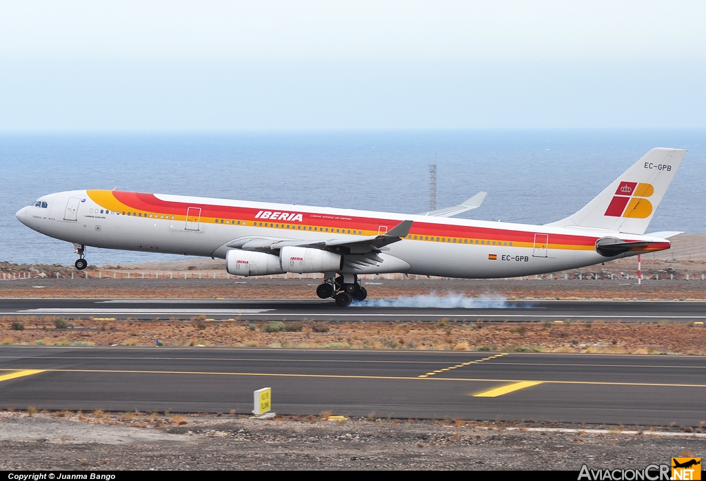 EC-GPB - Airbus A340-313X - Iberia