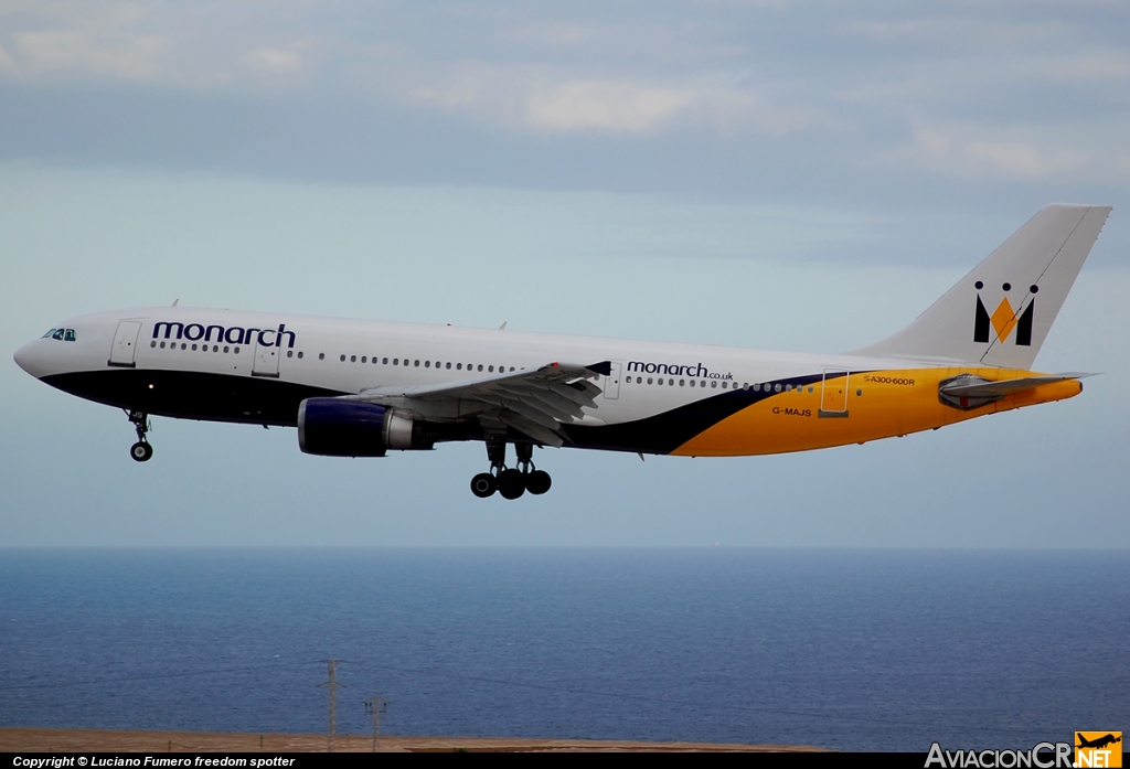 G-MAJS - Airbus A300B4-605R - Monarch Airlines