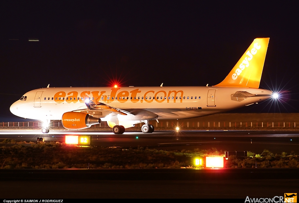 G-EZTE - Airbus A320-214 - EasyJet Airline