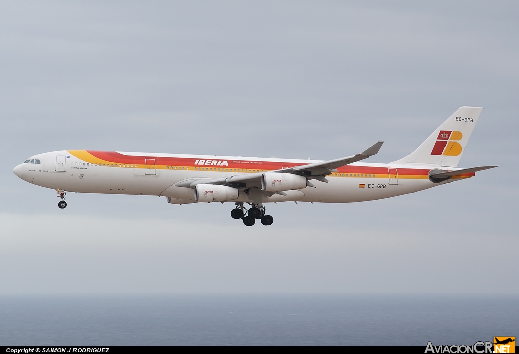 EC-GPB - Airbus A340-313X - Iberia
