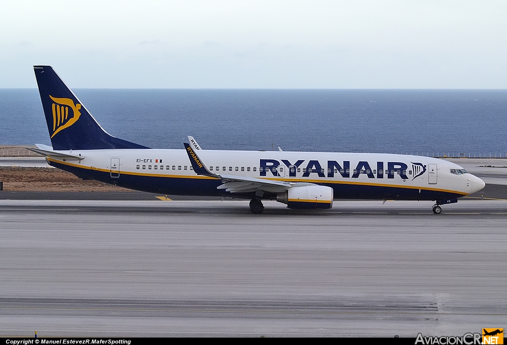 EI-EFX - boeing 737-8AS - Ryanair