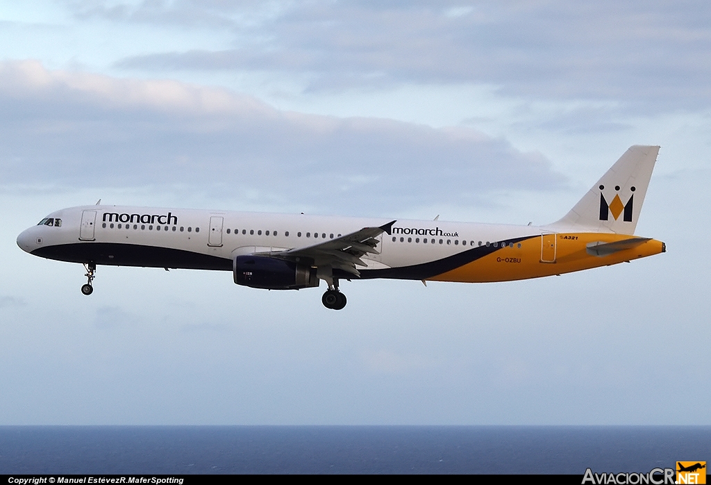 G-OZBU - Airbus A321-231 - Monarch Airlines