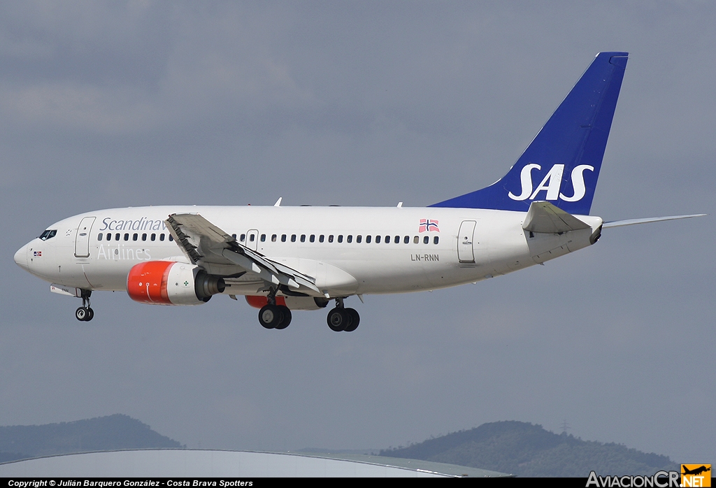 LN-RNN - Boeing 737-783 - Scandinavian Airlines - SAS