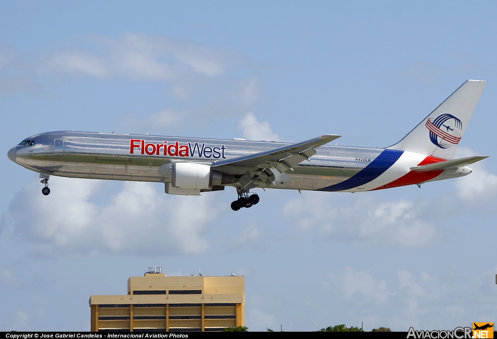 N422LA - Boeing 767-346F/ER - Florida West