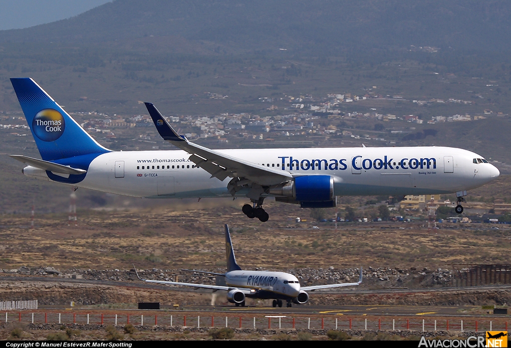 G-TCCA - Boeing 767-31K/ER - Thomas Cook Airlines