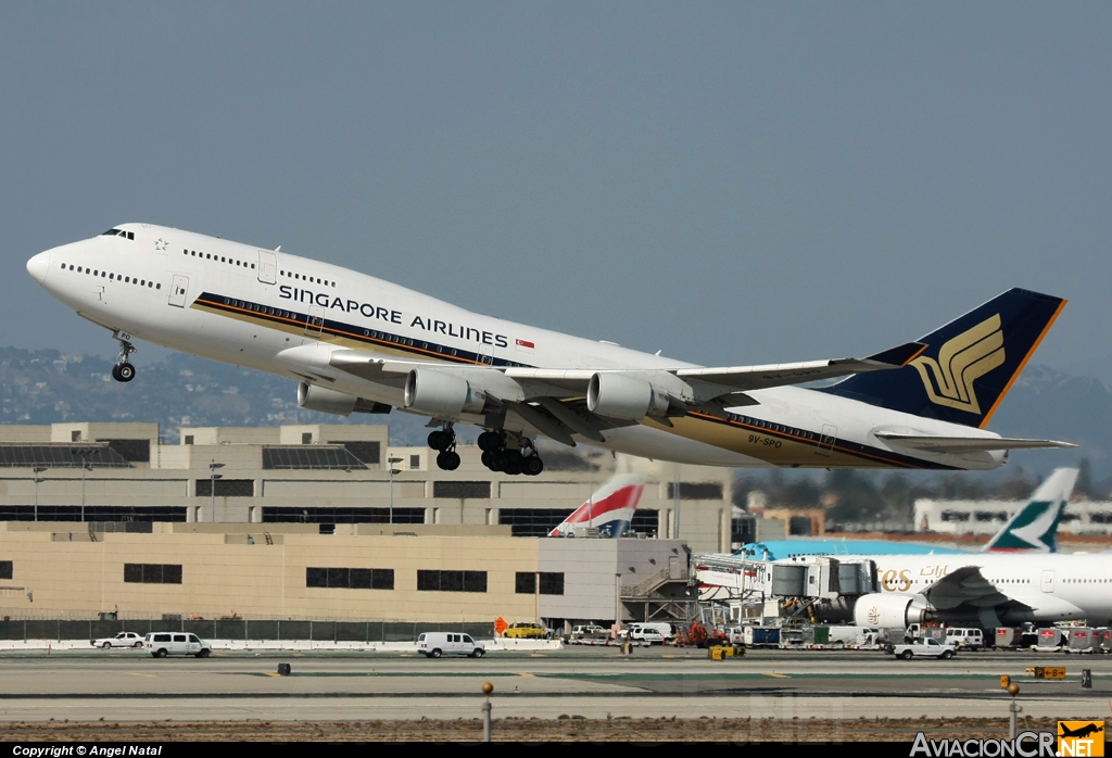 9V-SPD - Boeing 747-412 - Singapore Airlines