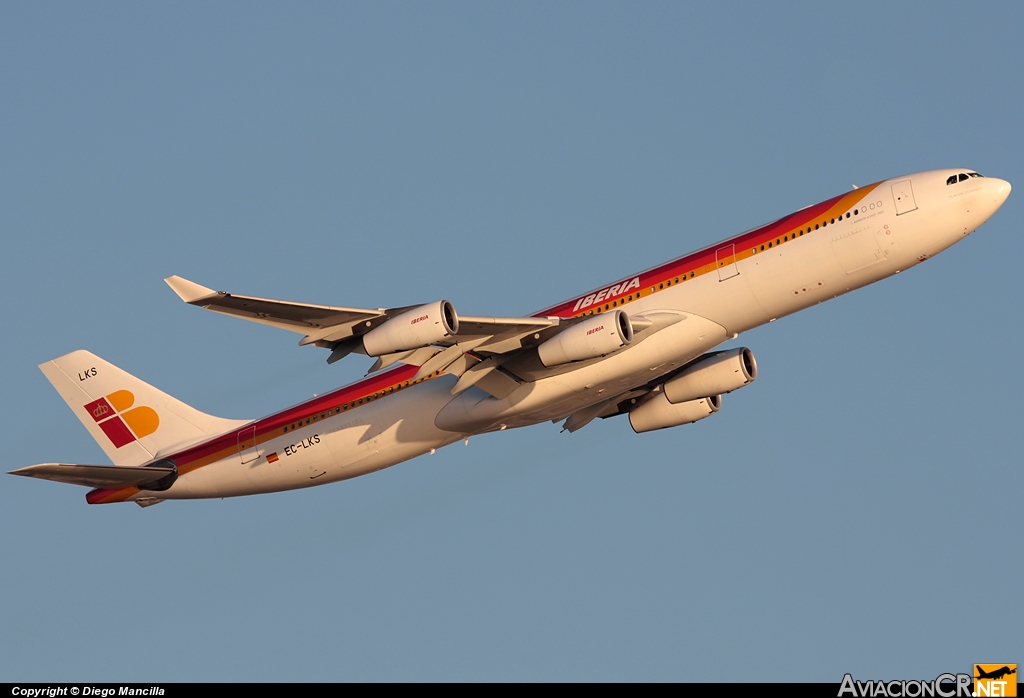 EC-LKS - Airbus A340-313X - Iberia