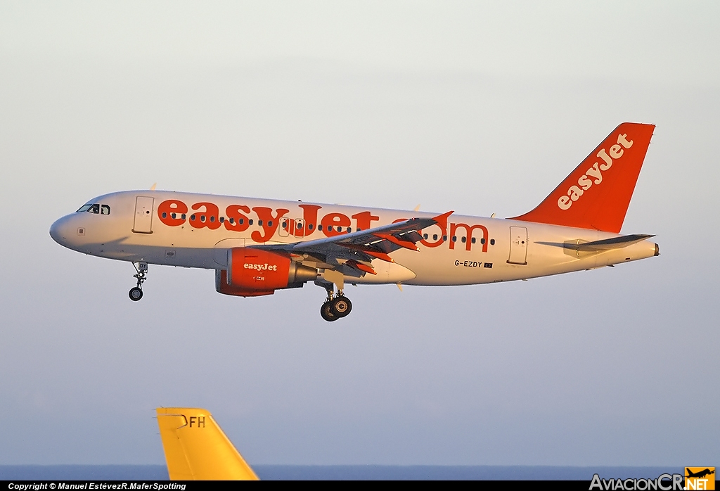 G-EZDY - Airbus A319-111 - EasyJet