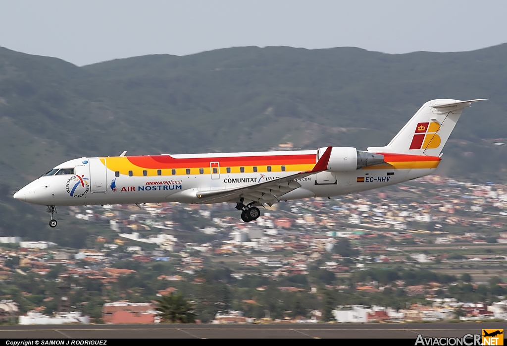 EC-HHV - Bombardier CRJ-100LR - Air Nostrum (Iberia Regional)