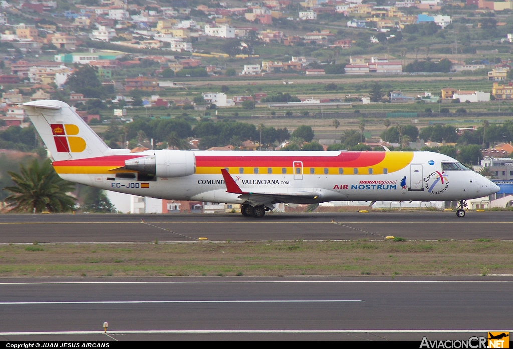 EC-JOD - Bombardier CRJ-200ER - Air Nostrum (Iberia Regional)