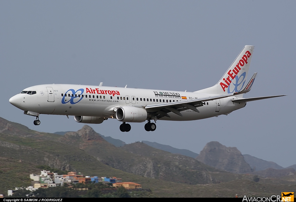 EC-JBL - Boeing 737-85P - Air Europa