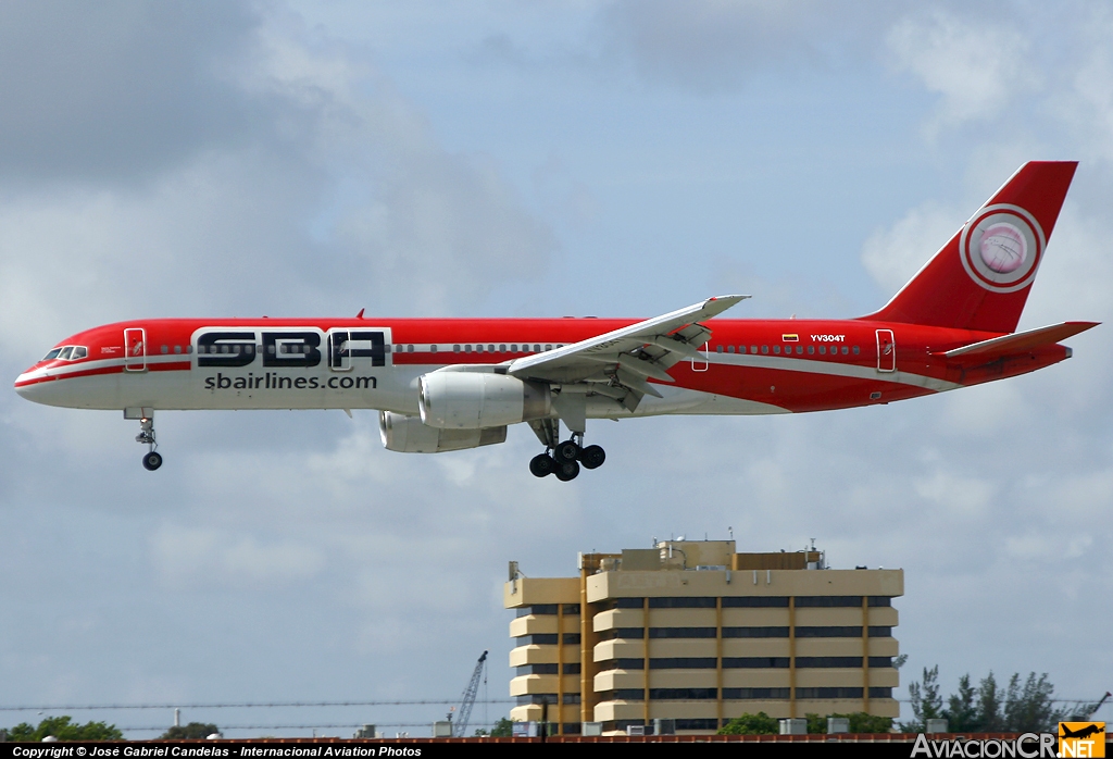 YV304T - Boeing 757-21B - Santa Bárbara Airlines
