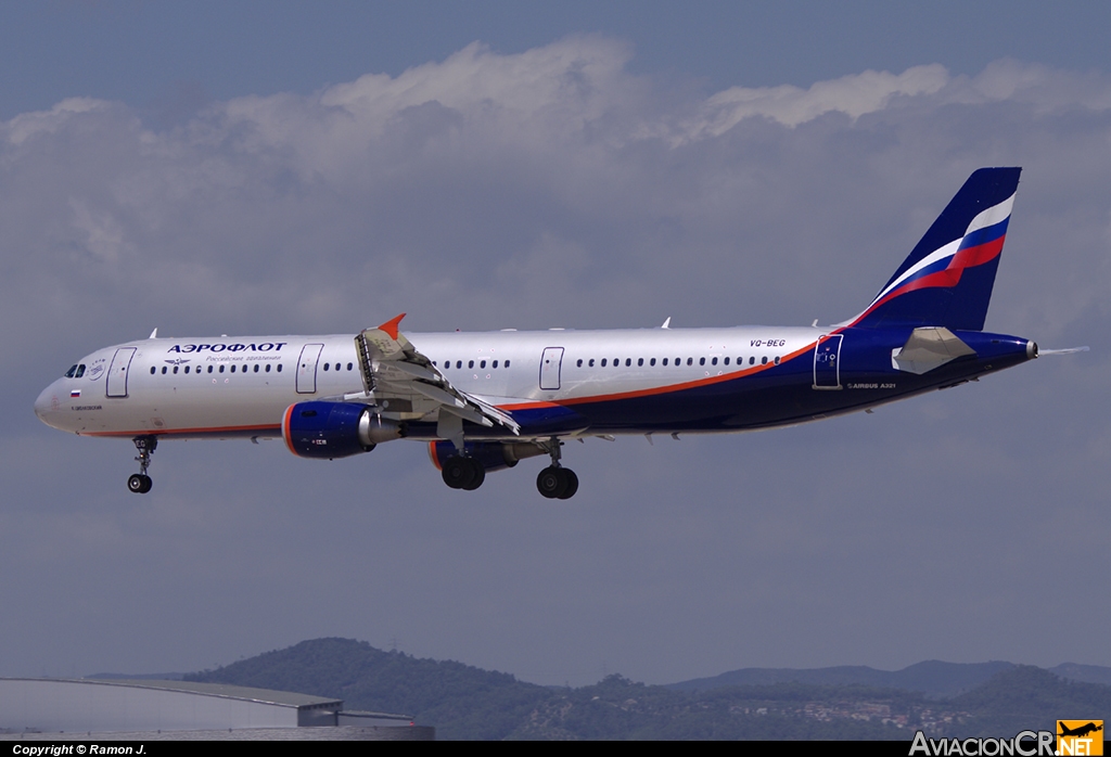 VQ-BEG - Airbus A321-211 - Aeroflot