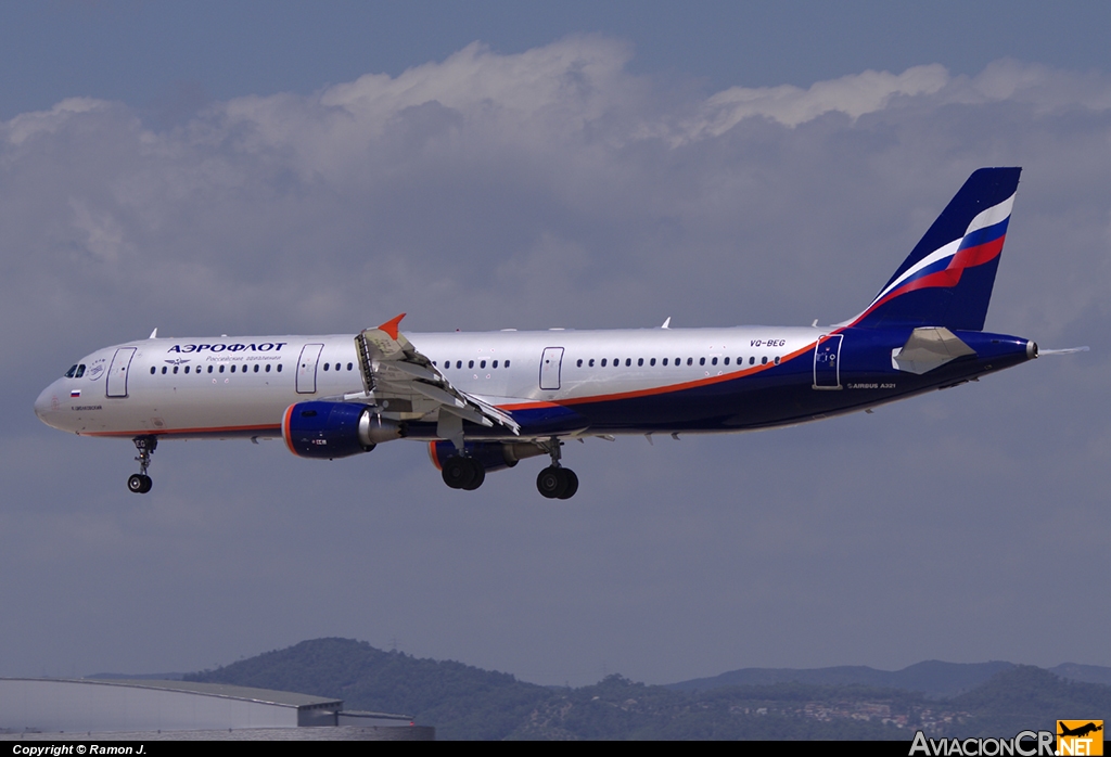 VQ-BEG - Airbus A321-211 - Aeroflot