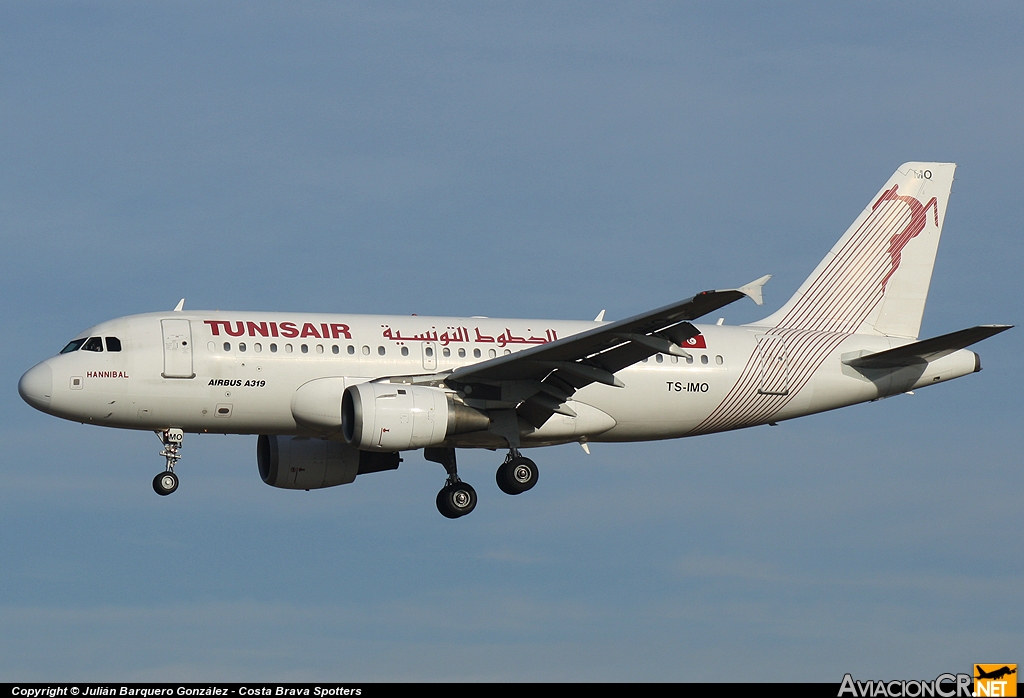 TS-IMO - Airbus A319-114 - Tunisair