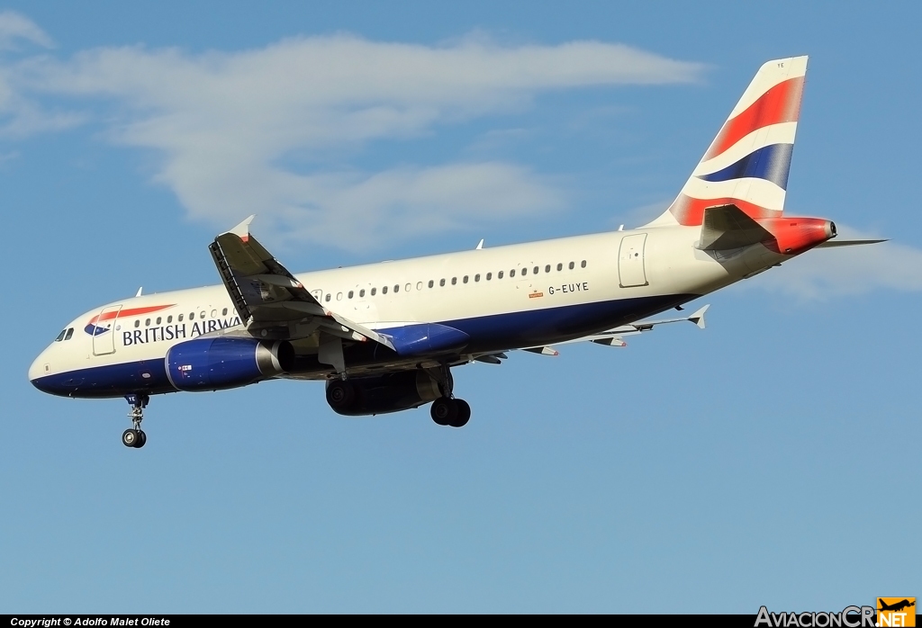 G-EUYE - Airbus A320-232 - British Airways