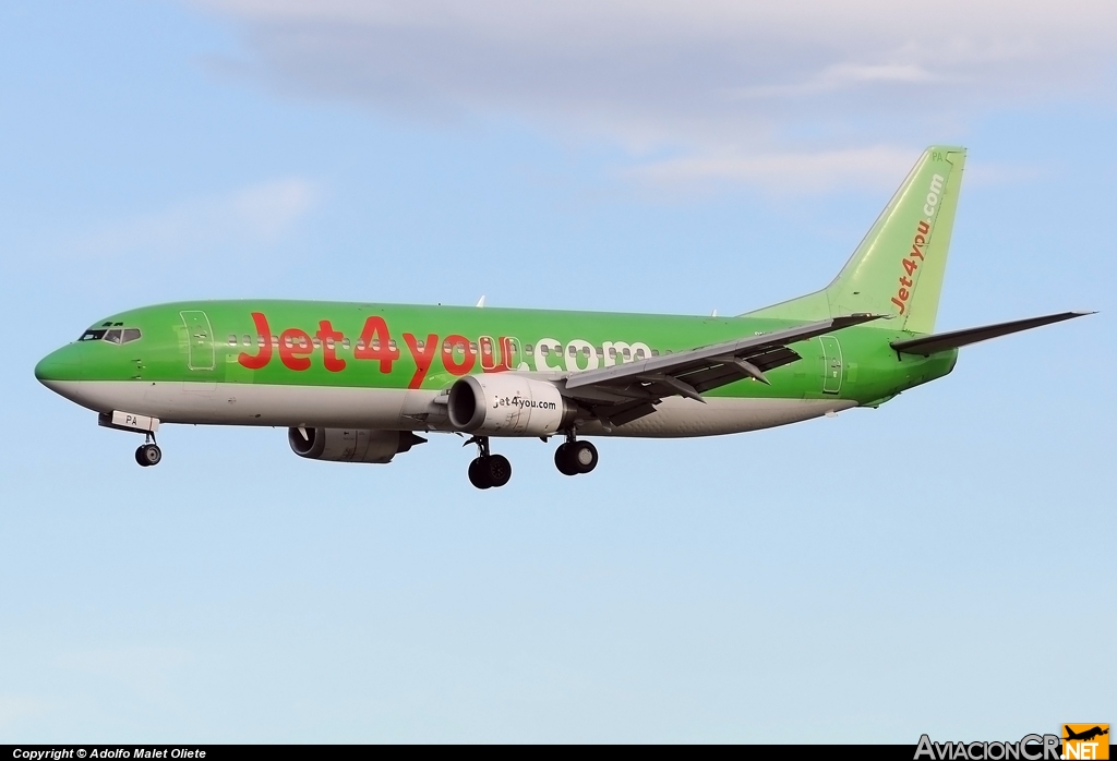 CN-RPA - Boeing 737-4B3 - Jet4You