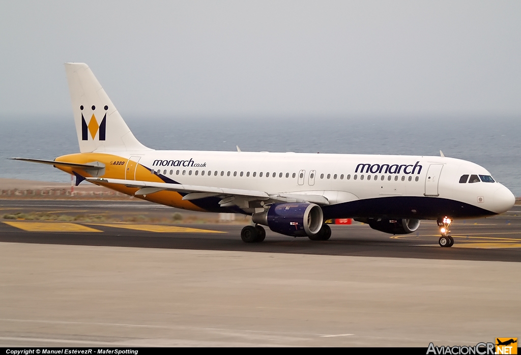 G-OZBB - Airbus A320-212 - Monarch Airlines