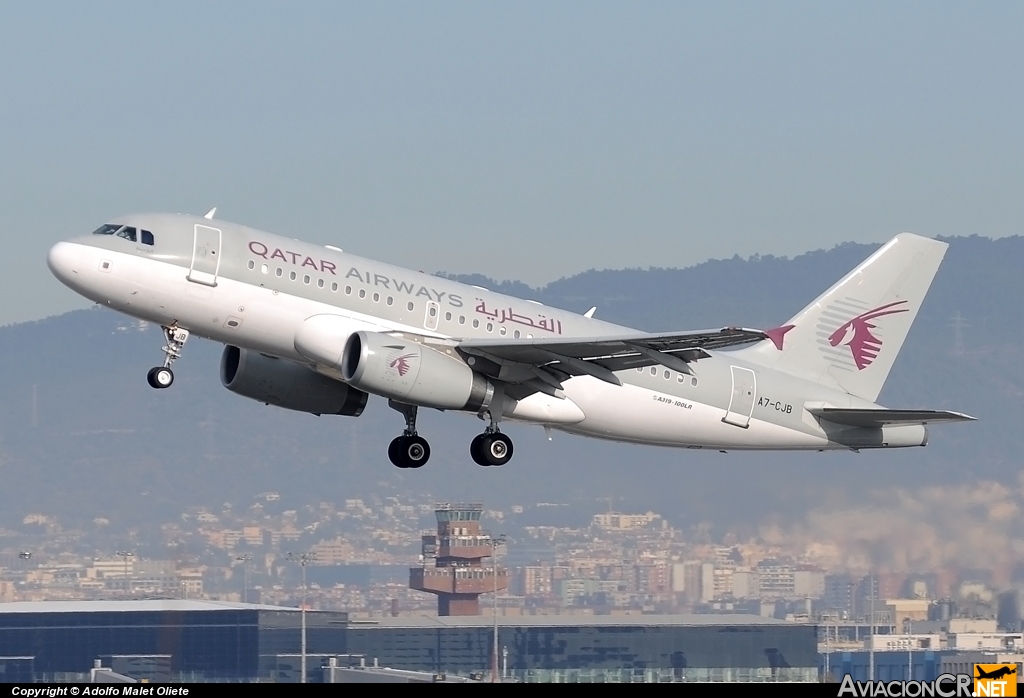 A7-CJB - Airbus A319-133LR - Qatar Airways