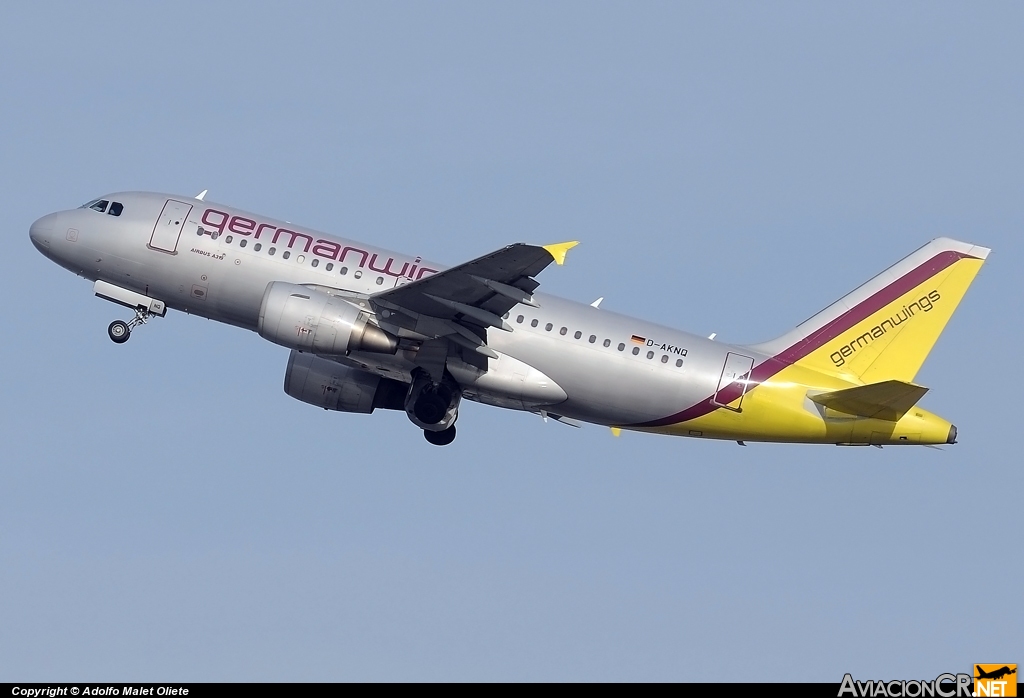 D-AKNQ - Airbus A319-112 - Germanwings