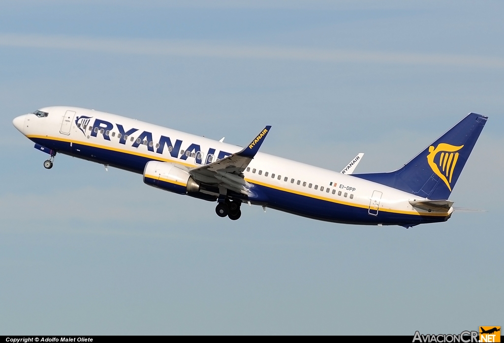 EI-DPP - Boeing	737-8AS/W - Ryanair
