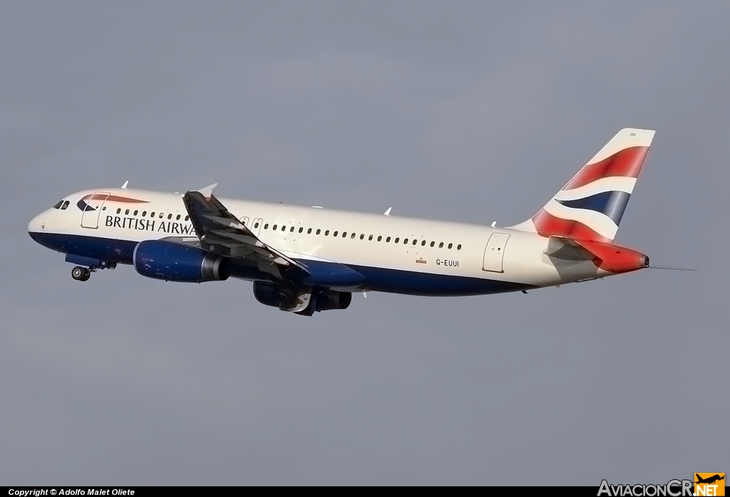 G-EUUI - Airbus A320-232 - British Airways