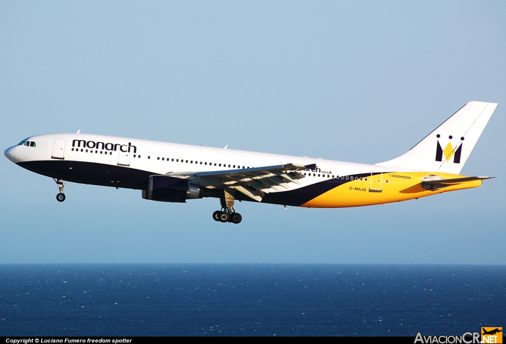 G-MAJS - Airbus A300B4-605R - Monarch Airlines
