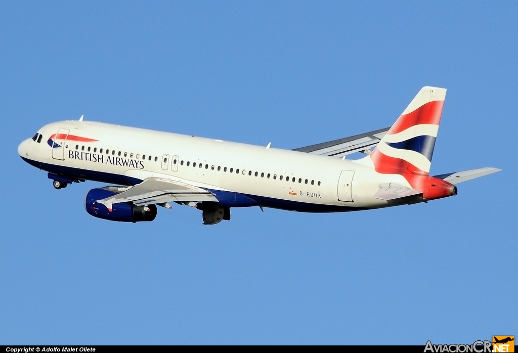 G-EUUA - Airbus A320-232 - British Airways