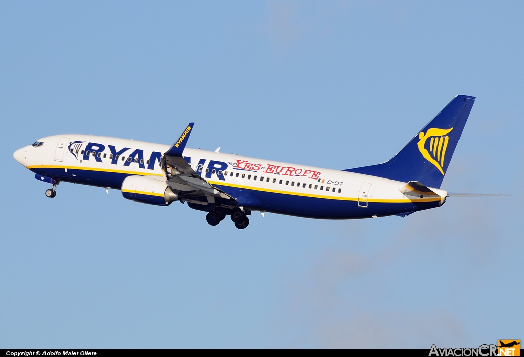 EI-EFP - Boeing 737-8AS - Ryanair