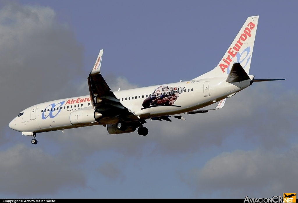 EC-JNF - Boeing 737-85P - Air Europa