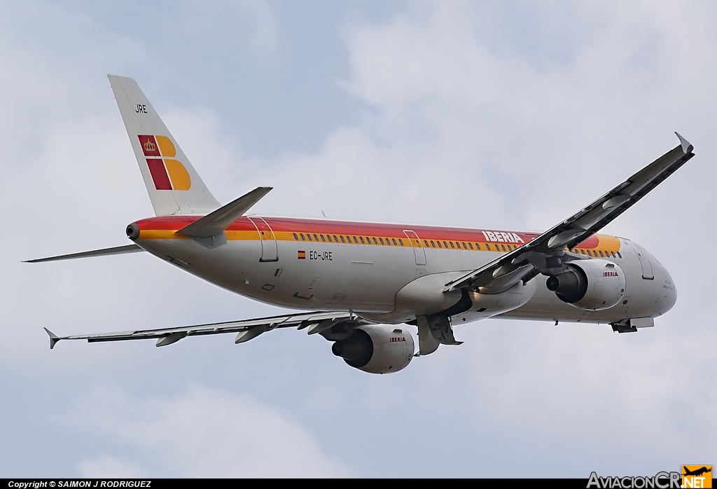 EC-JRE - Airbus A321-211 - Iberia